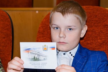 Школьные герои в Доме Советов